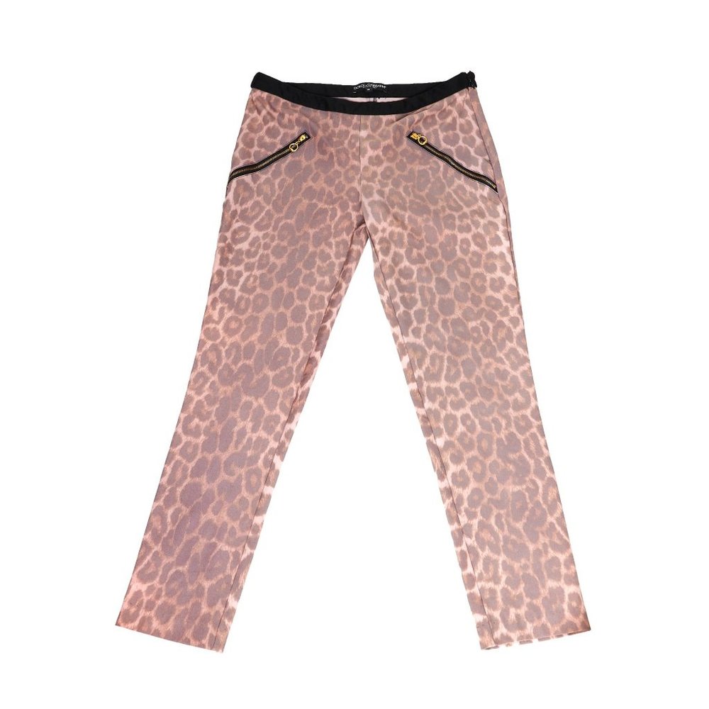 Dolce & Gabbana Leopard Skinny leg pants